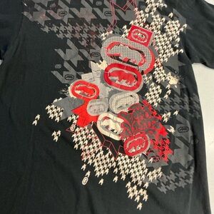 Ecko Unlimited Black and White Logo T-Shirt Tag